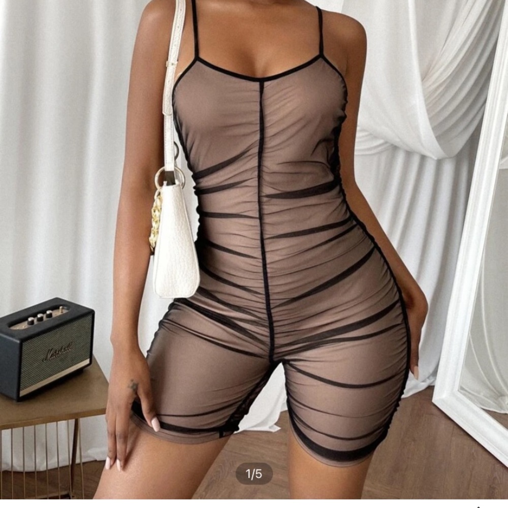 Sheer jumpsuit